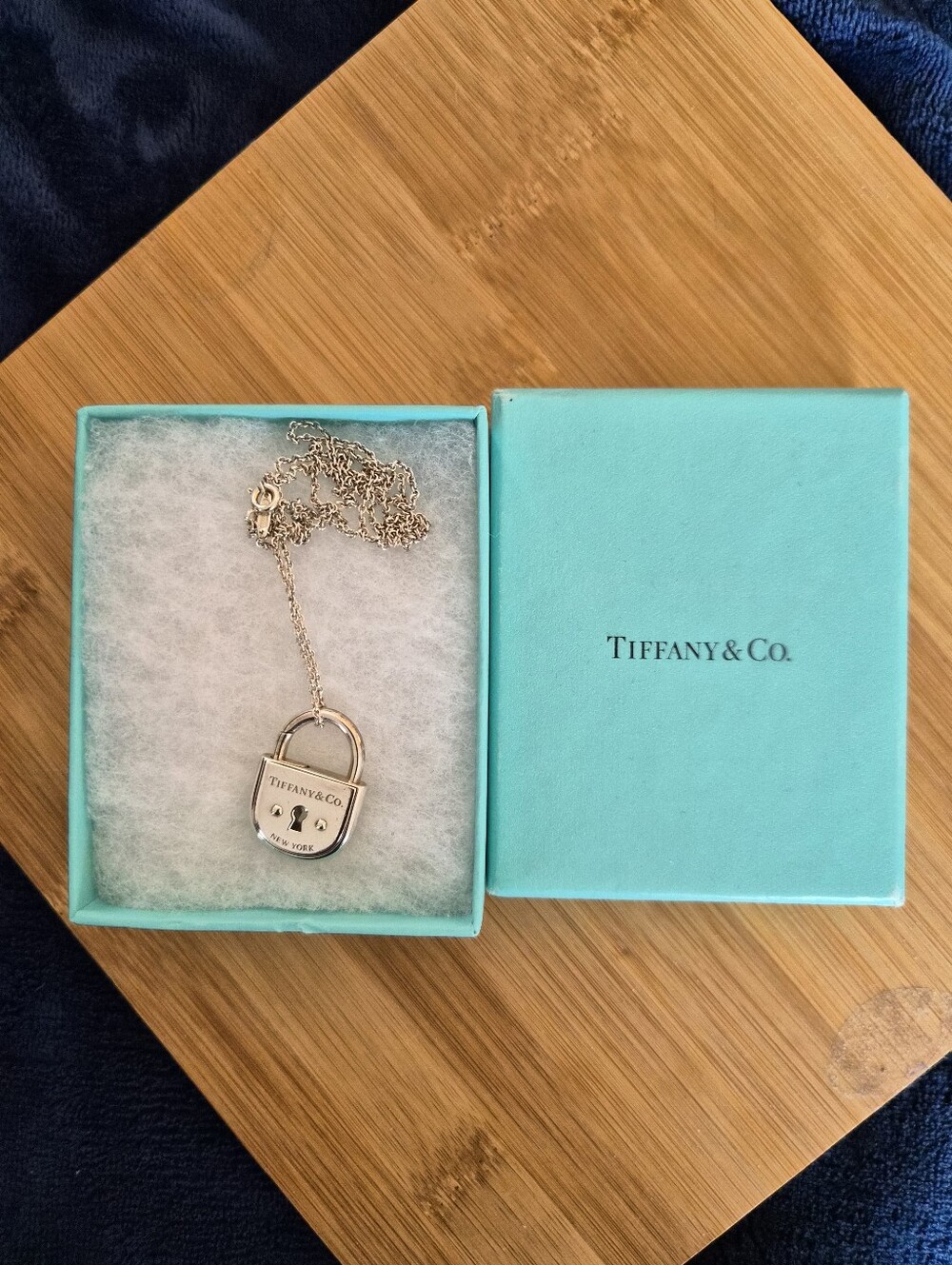Tiffany & Co. Silver Padlock Pendant Necklace - Picture 11 of 11
